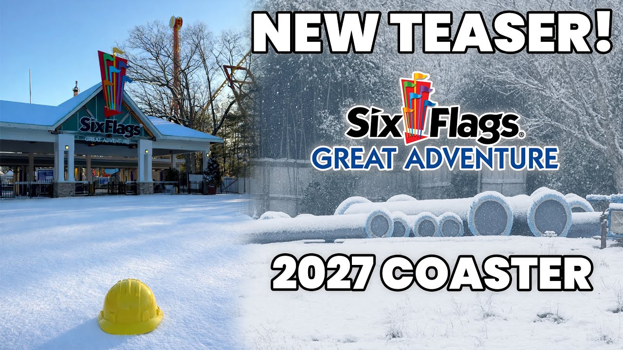 FIRST Teaser for Six Flags Great Adventure's New-for-2027 Roller Coaster!
