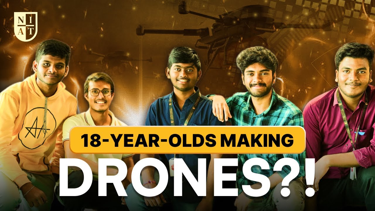 LIFE SAVING DRONES Built By 1st Year STUDENTS | NIAT | NIAT Drone Workshop