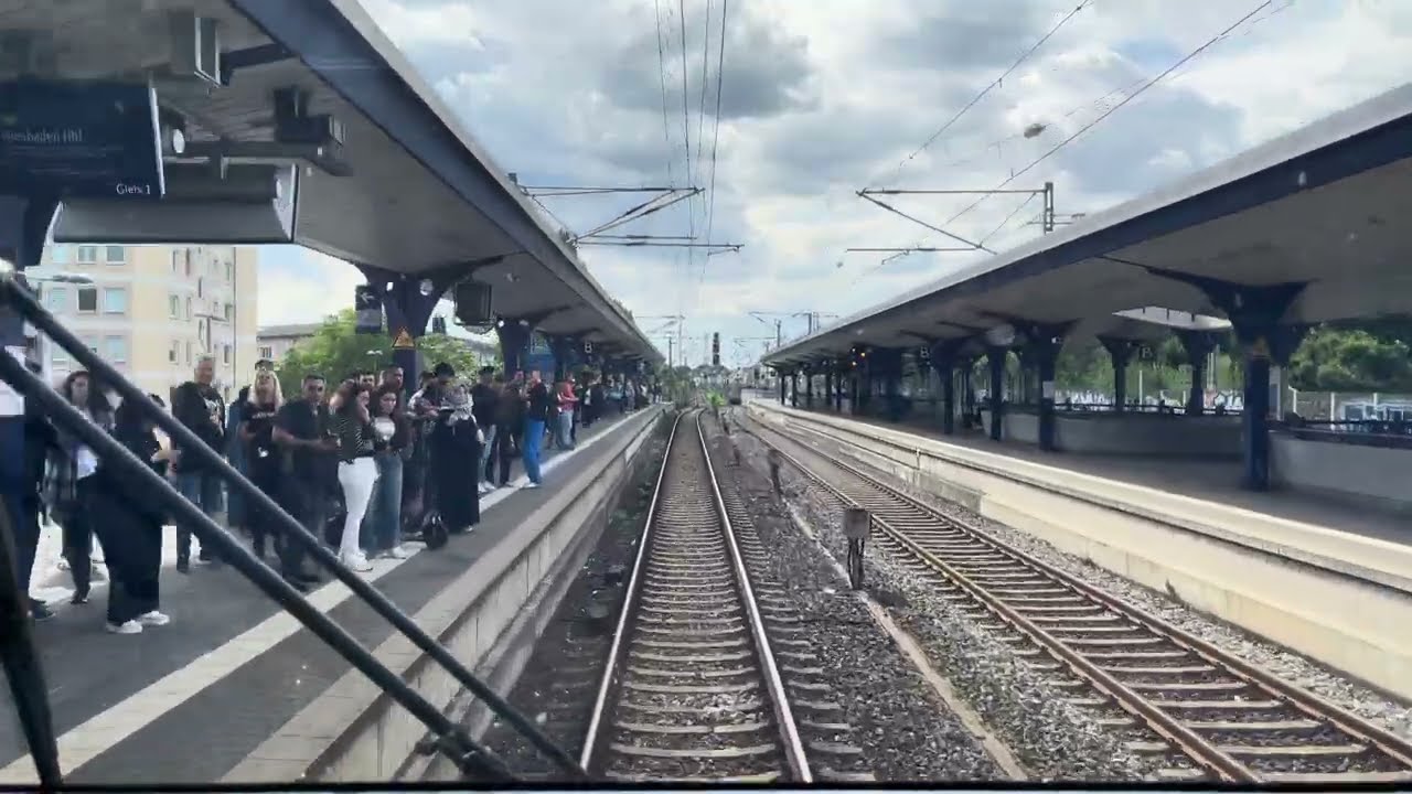 S8 Hanau - Kelsterbach Umleitung über Offenbach Hbf und Frankfurt Süd 4K HDR