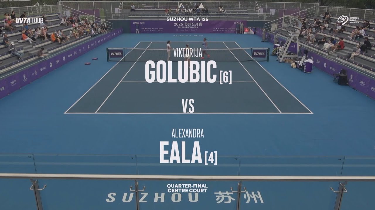 (6) Viktorija Golubic (SUI) vs (4) Alexandra Eala (PHI) - Game, Set and Match Point