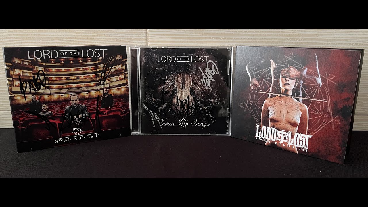 🪄🎁 Lord of the Lost - 🦢🎶 Swan Songs 🦢🎶 1, 2 and 3 Massive Signed CD Unboxing/Presentation 🎁🪄