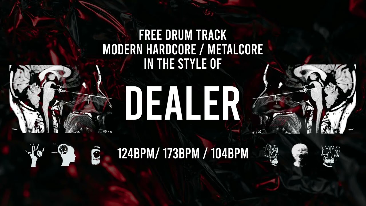 Free Drum Track Modern Hardcore / Metalcore In The Style Of Dealer