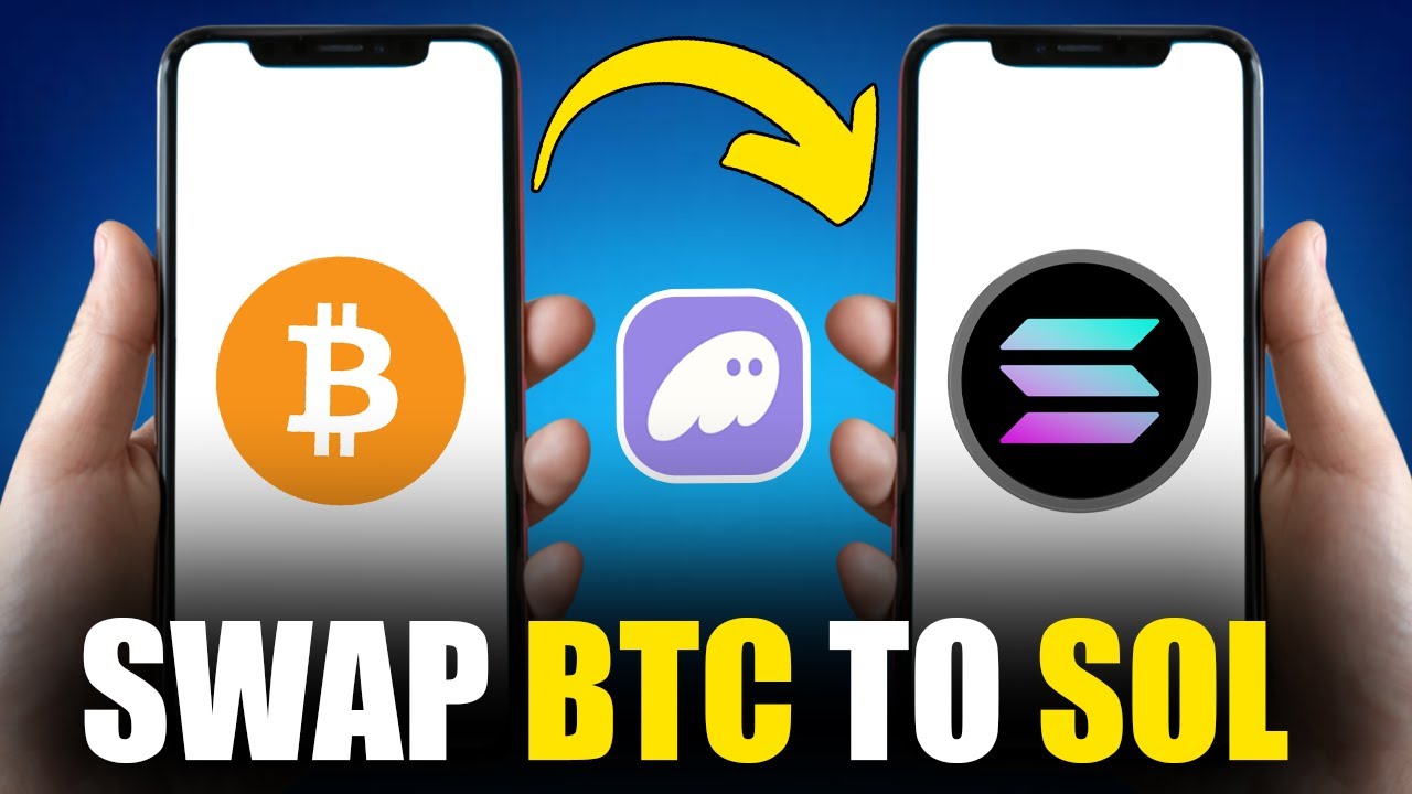 Как обменять BTC на Sol на Phantom Wallet