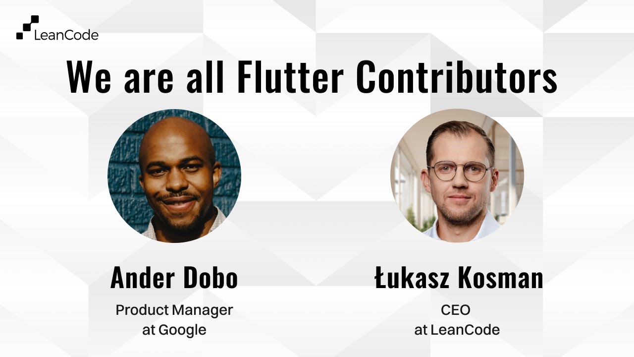 We Are All Flutter Contributors: Inside the Flutter Community - Interview with Ander Dobo (Google)