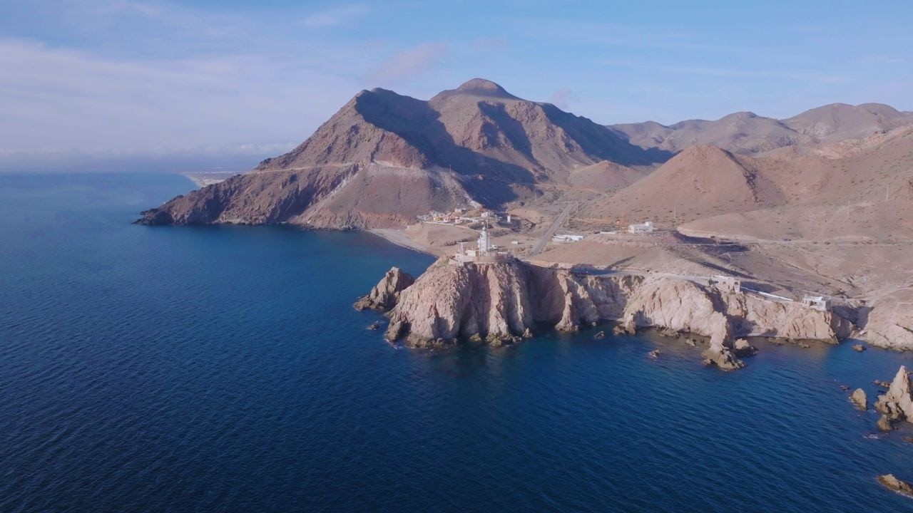 Relaxing Drone Views of Cabo de Gata Lighthouse | Calm 4K Aerial Footage