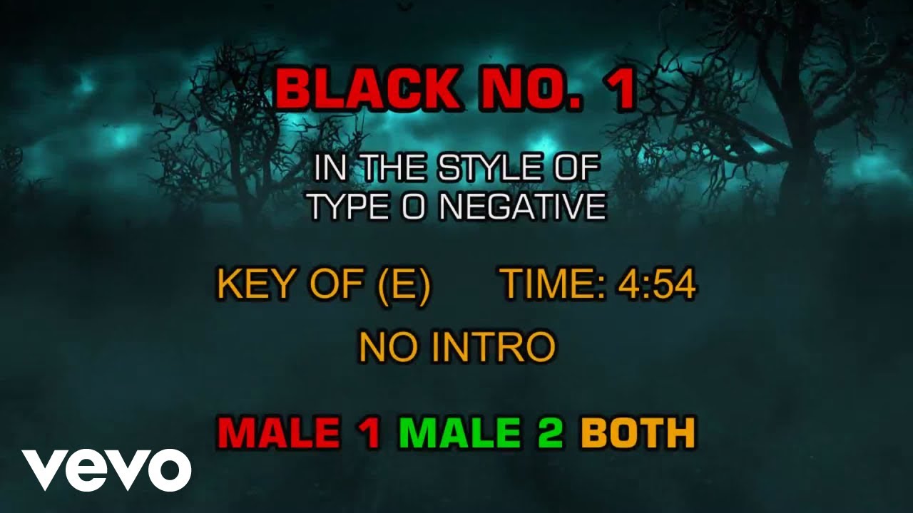 Type O Negative - Black No. 1 (Karaoke)