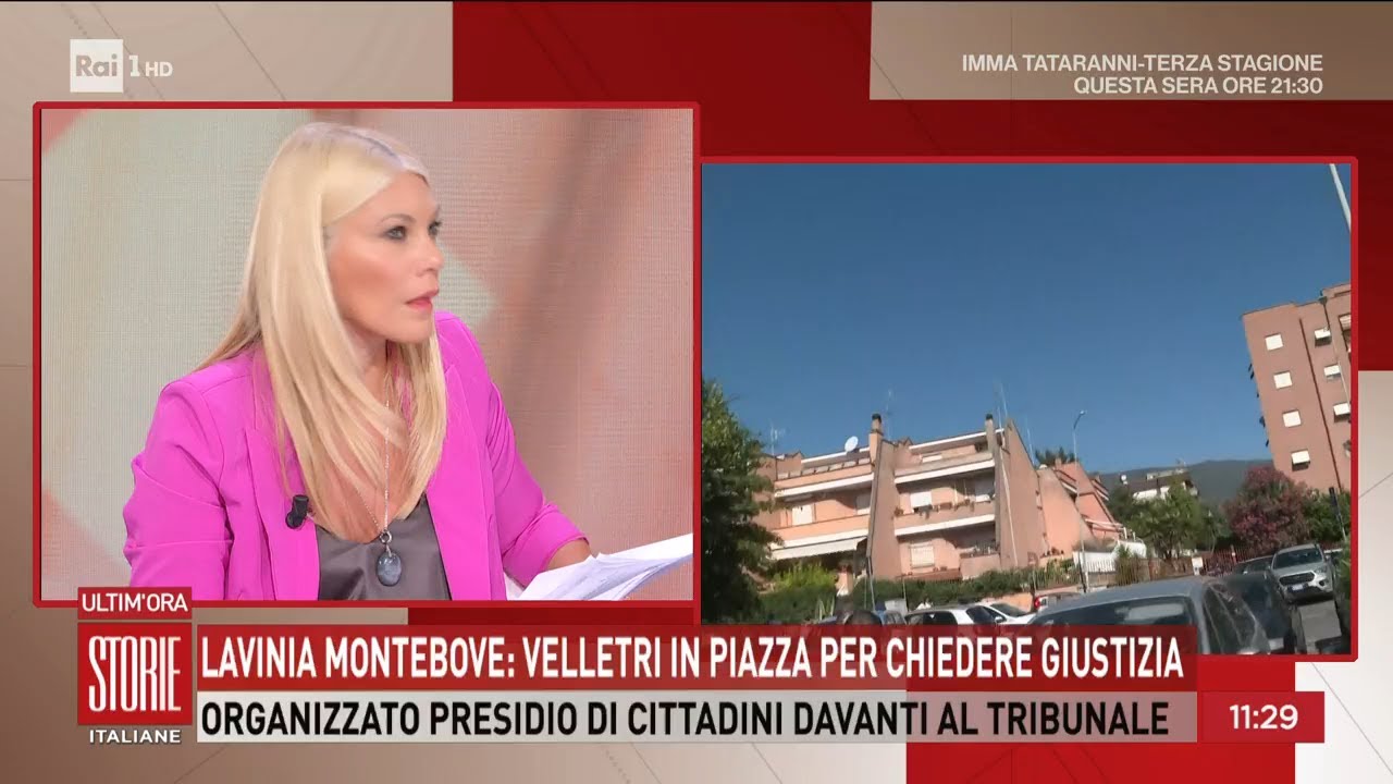 Lavinia Montebove: Velletri in piazza per chiedere giustizia  - Storie Italiane 02/10/2023