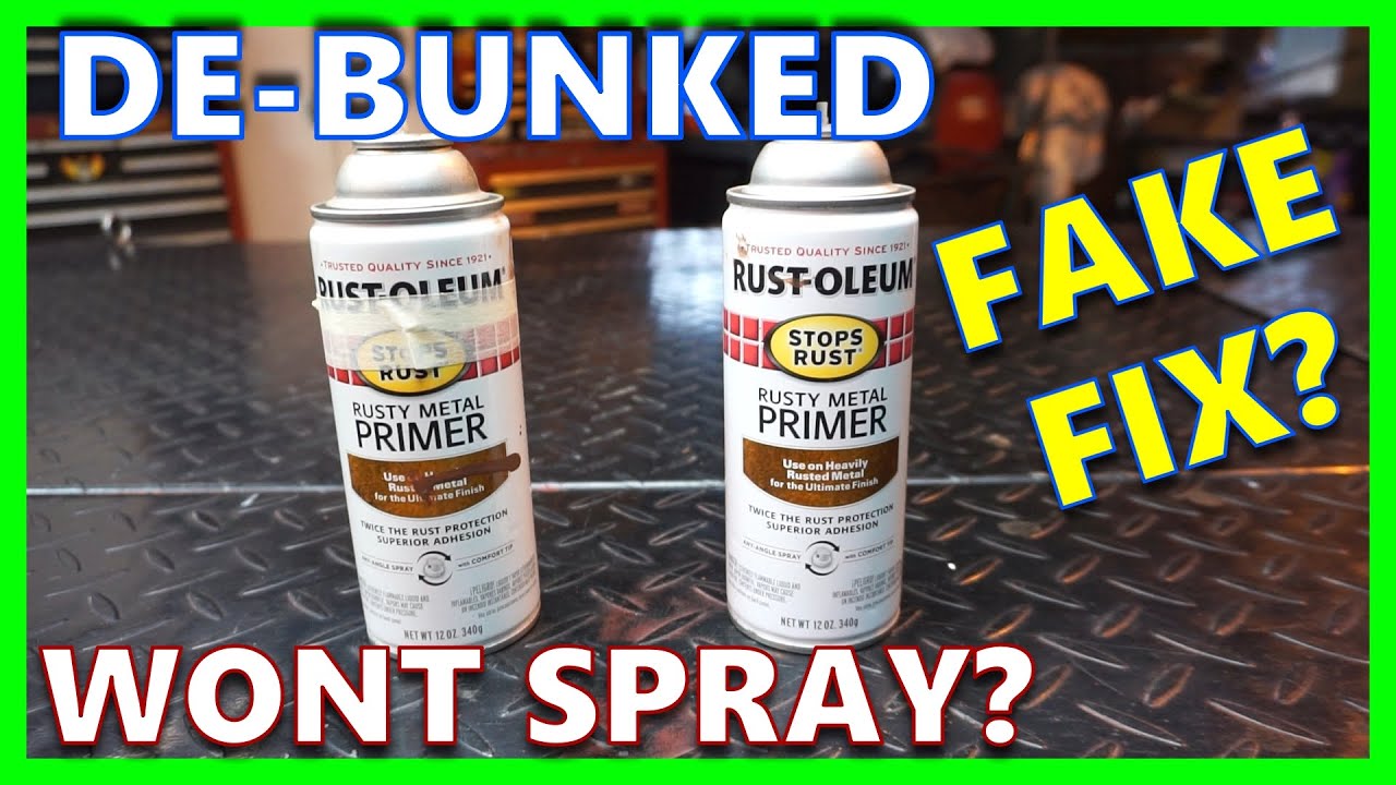 DeBUNKING the Stuck Spray Can FIX (WHEN CANS GO BAD) Tips on How to Prevent This & Why it Happens
