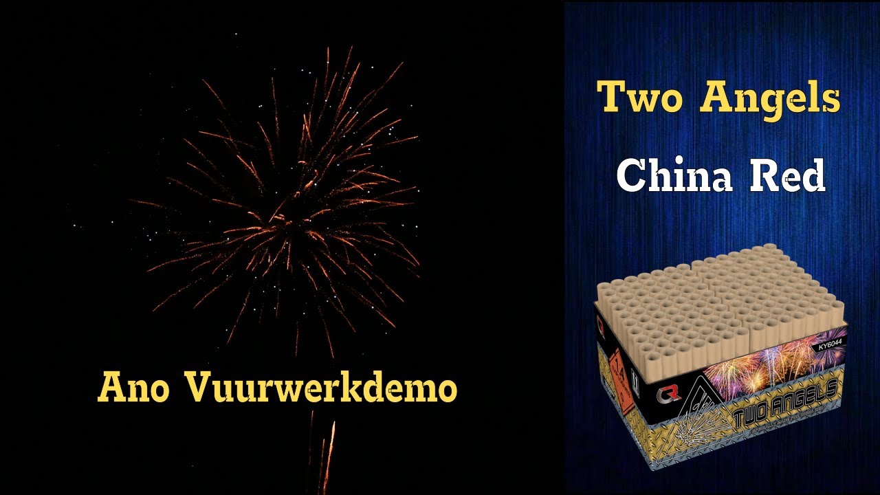 Two Angels | China Red | Langdurige salvo compound | 140 shots