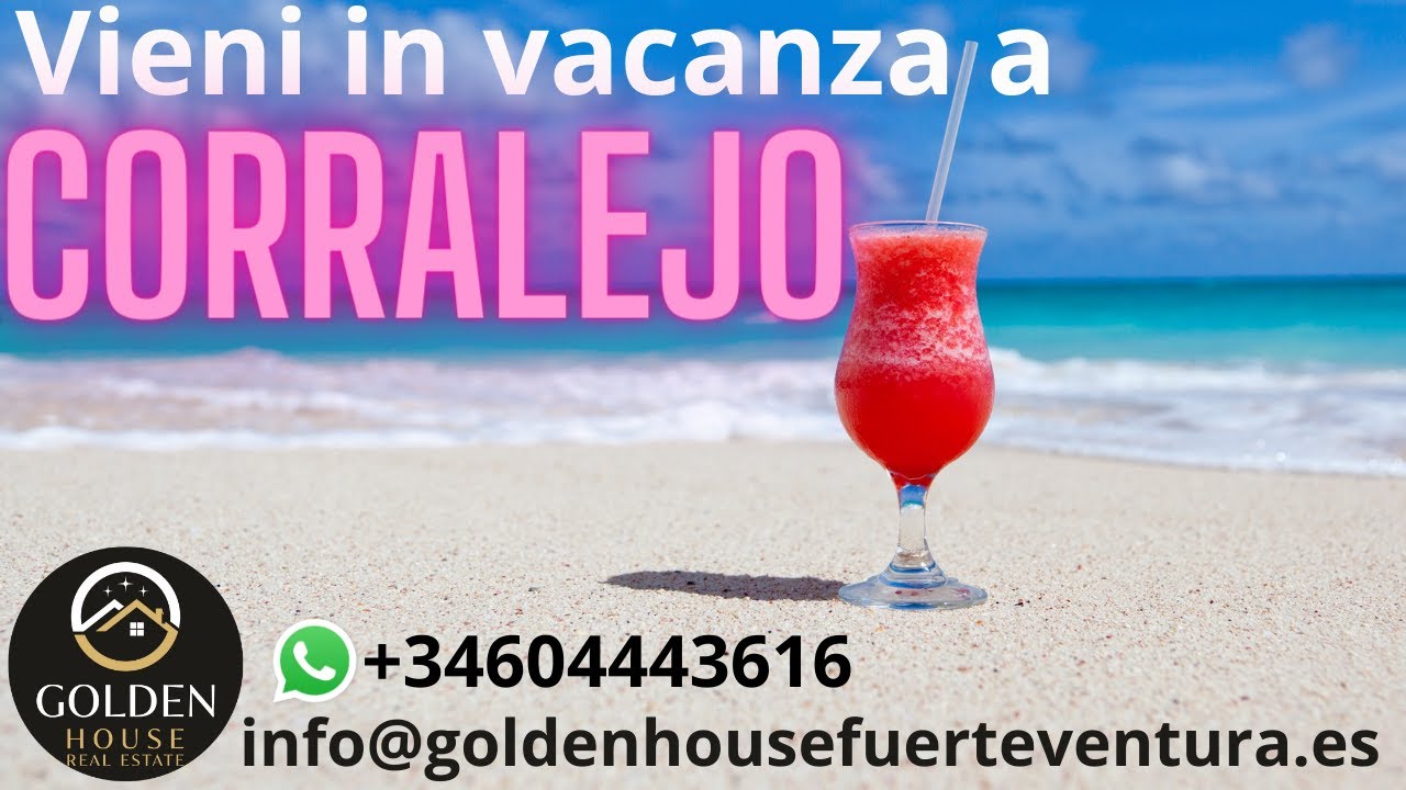 Vieni in vacanza a #corralejo. Case in vendita a fuerteventura #goldenhousefuerteventura