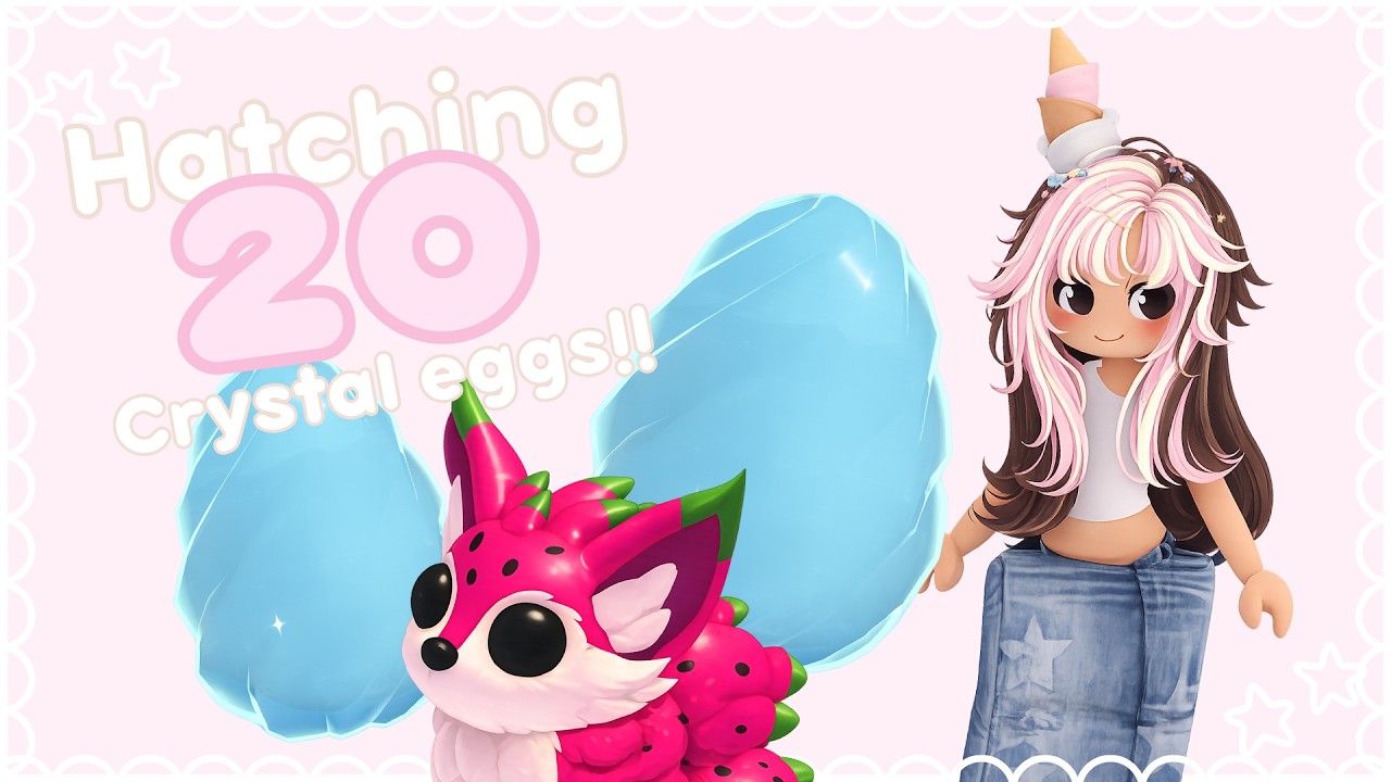 I NEED THAT GIANT PANDA! // Hatching 20 crystal eggs!!