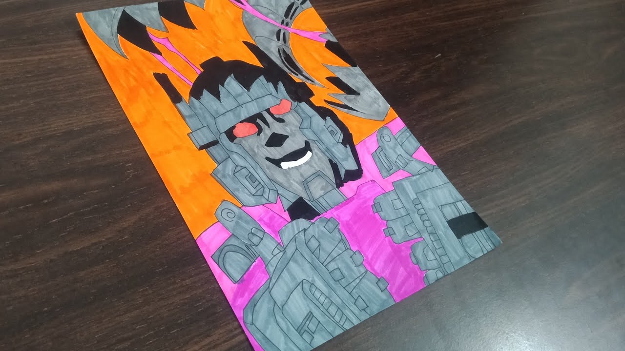Drawing Misfire.  A transformer character || Titan arts