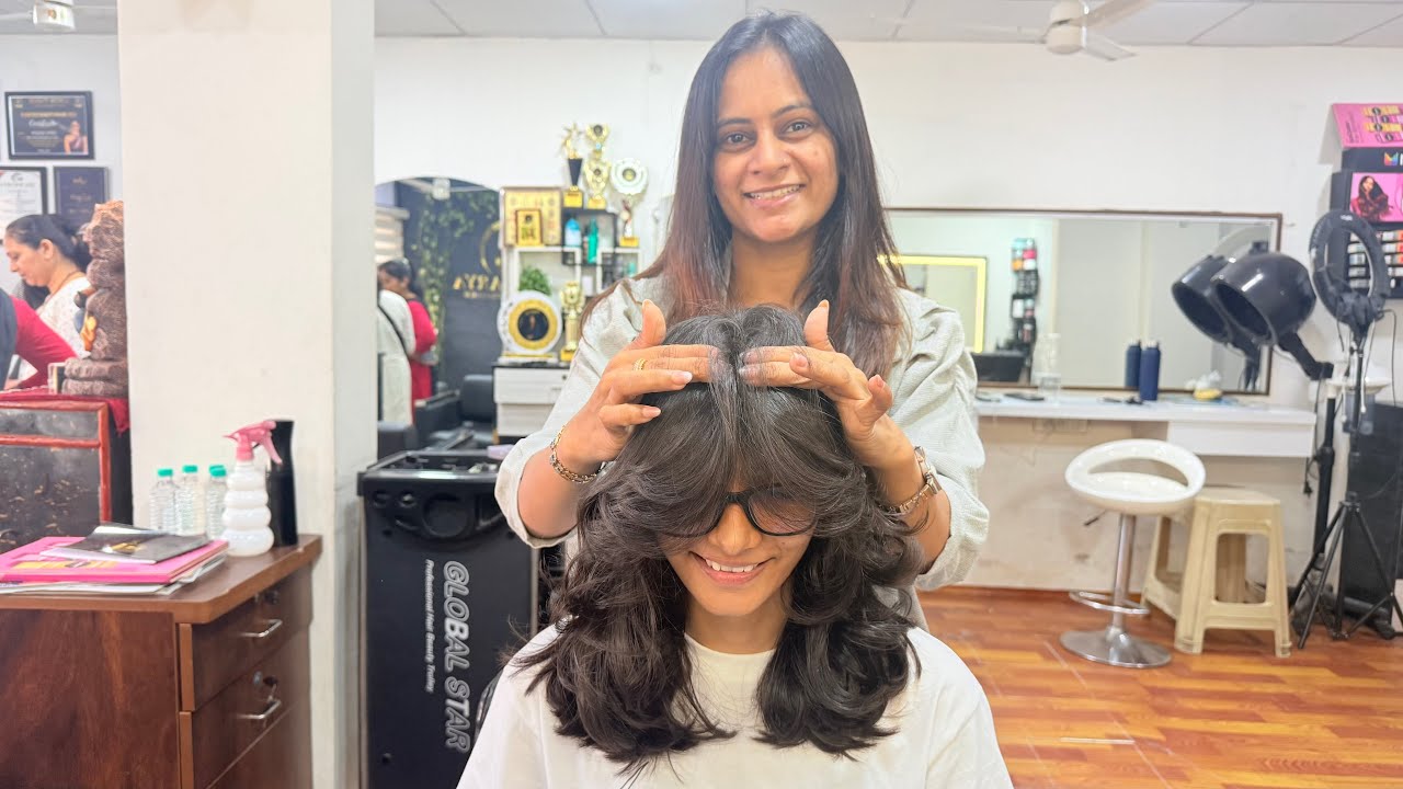 Part-2 Long too short haircut 😱 