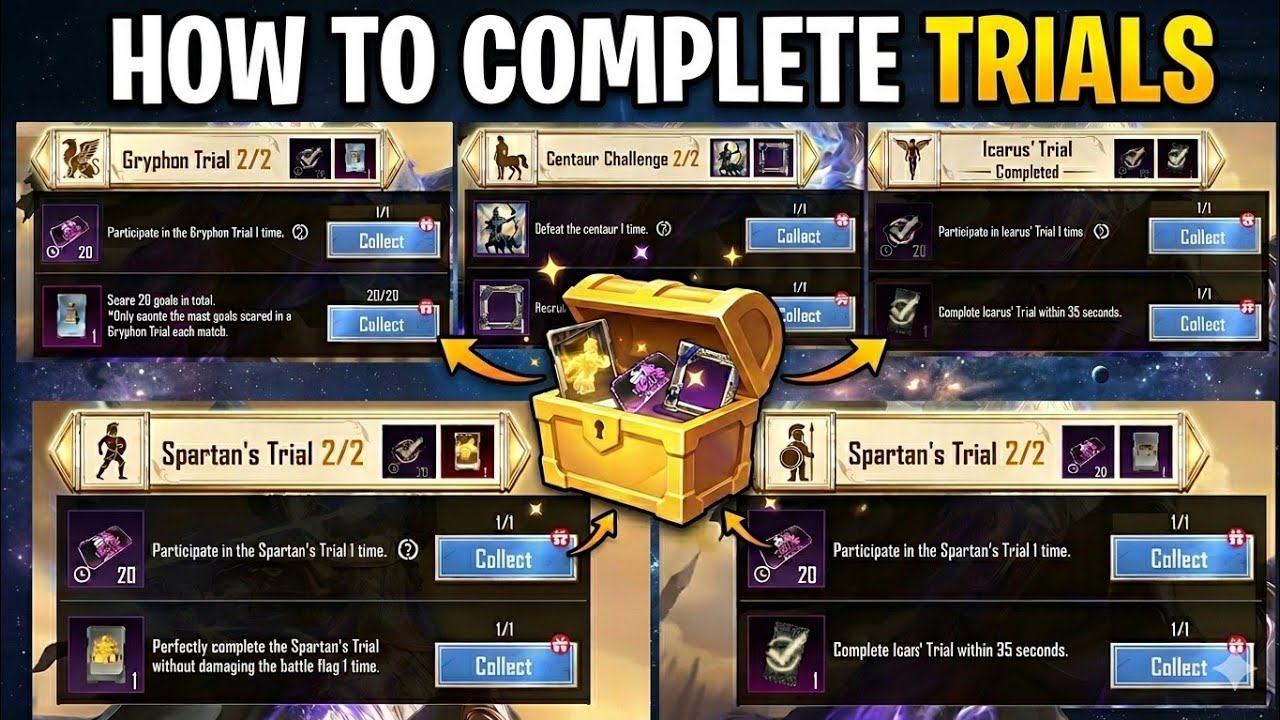 COMPLETE TRIAL TO EARN TITLE EVENT EXPLAIN ✅ HOW TO COMPLETE TRIAL EVENT IN PUBG