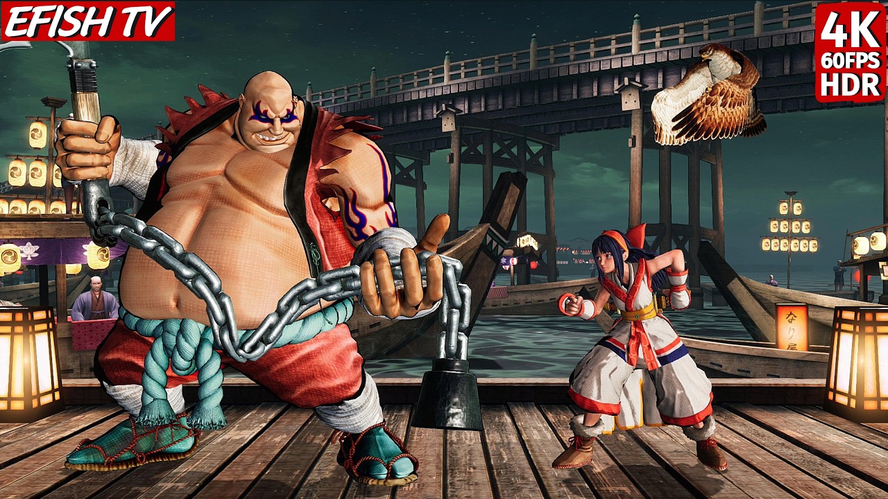 Earthquake vs Nakoruru (Max Difficulty) - Samurai Shodown