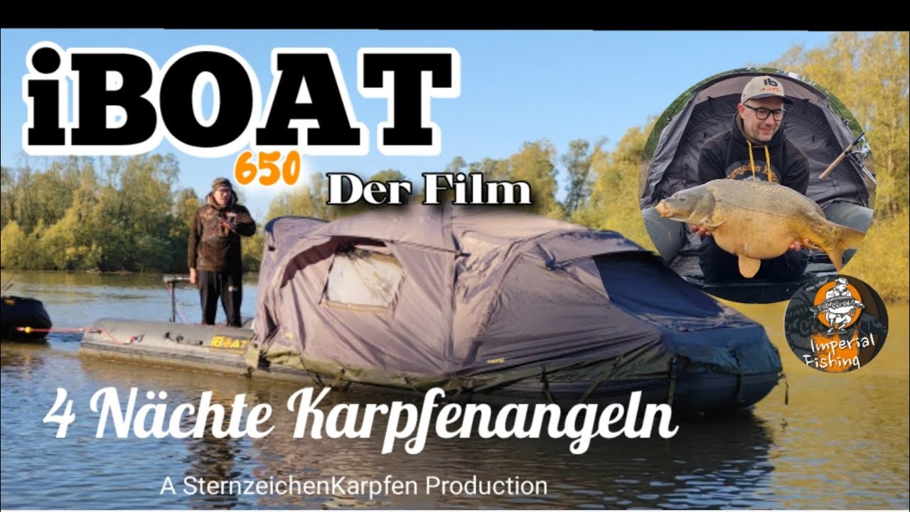 IBOAT 650 Der Film Abenteuer Karpfenangeln / Angeln vom Schlauchboot Carpfishing