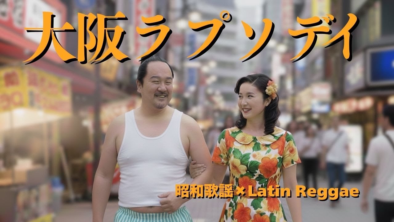 大阪ラプソディ –（海原千里・万里）｜夜のシティポップ風カバー