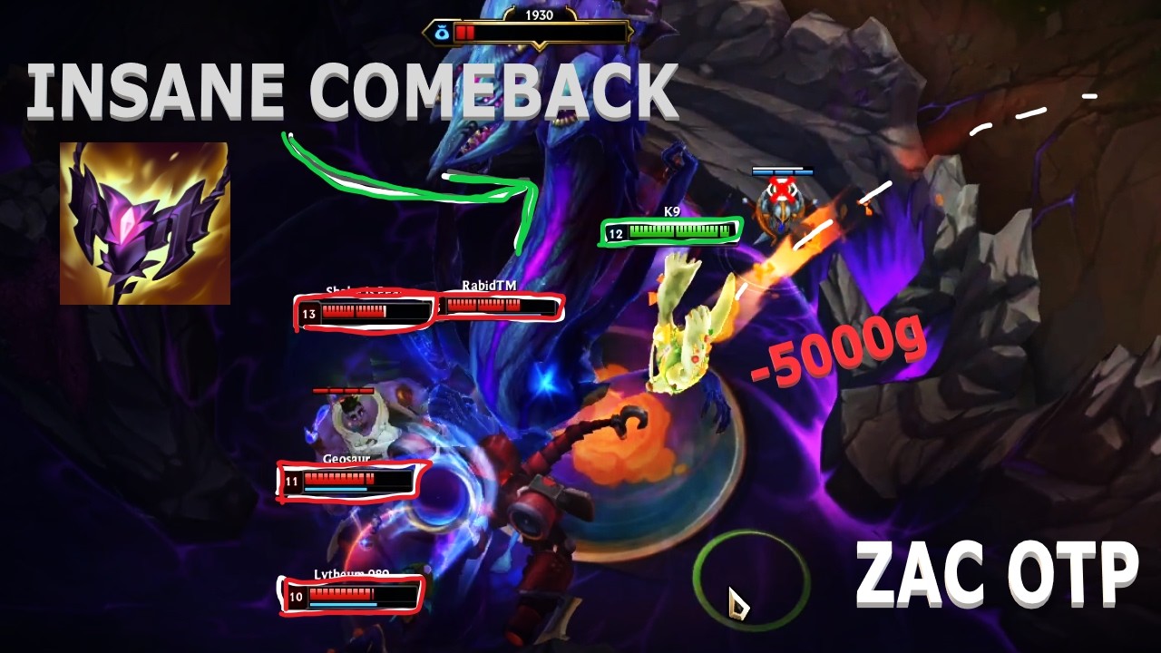 ZAC OTP SAVES UNWINNABLE GAME