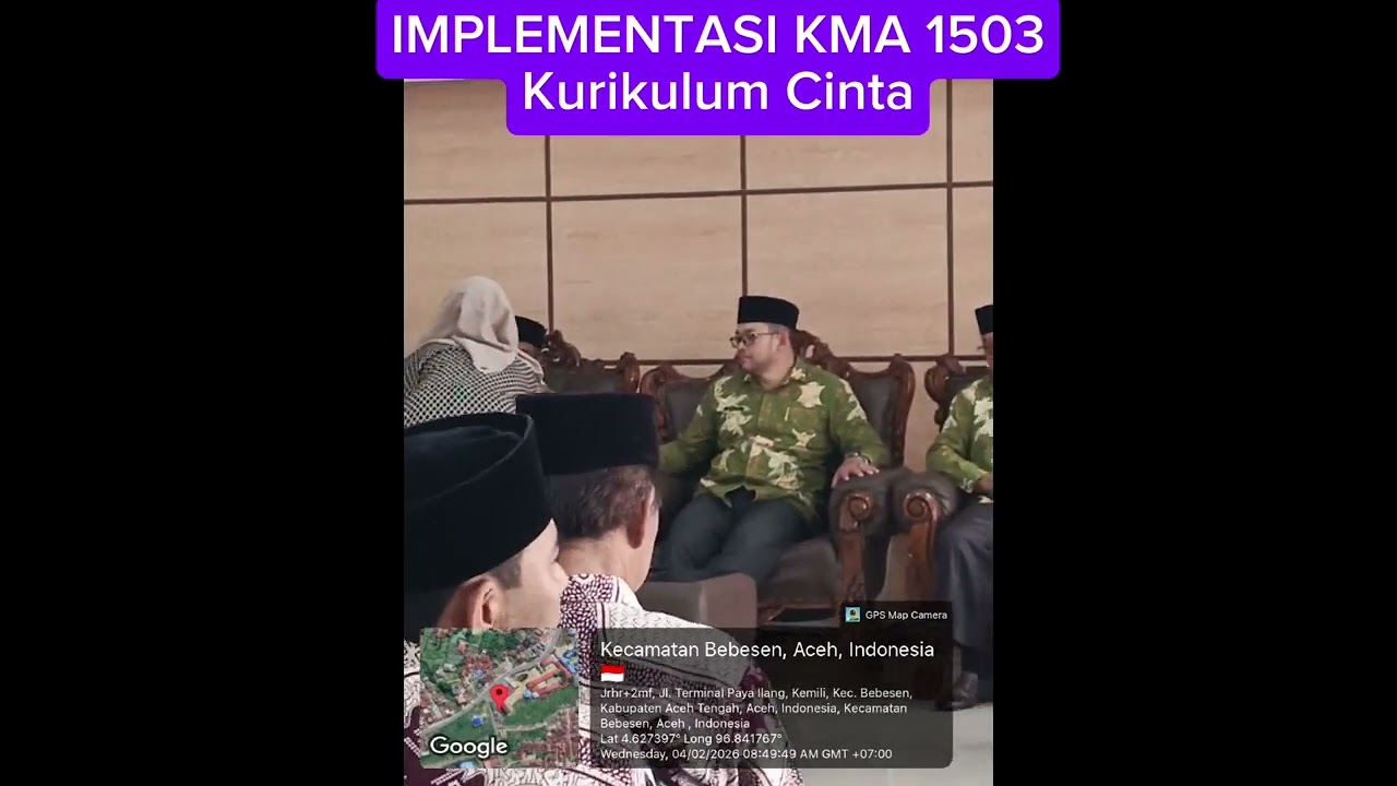 KAN KEMENAG ACEH TENGAH (H.WAHDI.MS,MA) BUKA ACARA IMPLEMENTASI KMA 1503 /2025 