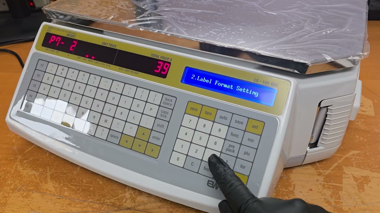 5- Label Calibration - LS100 Scale