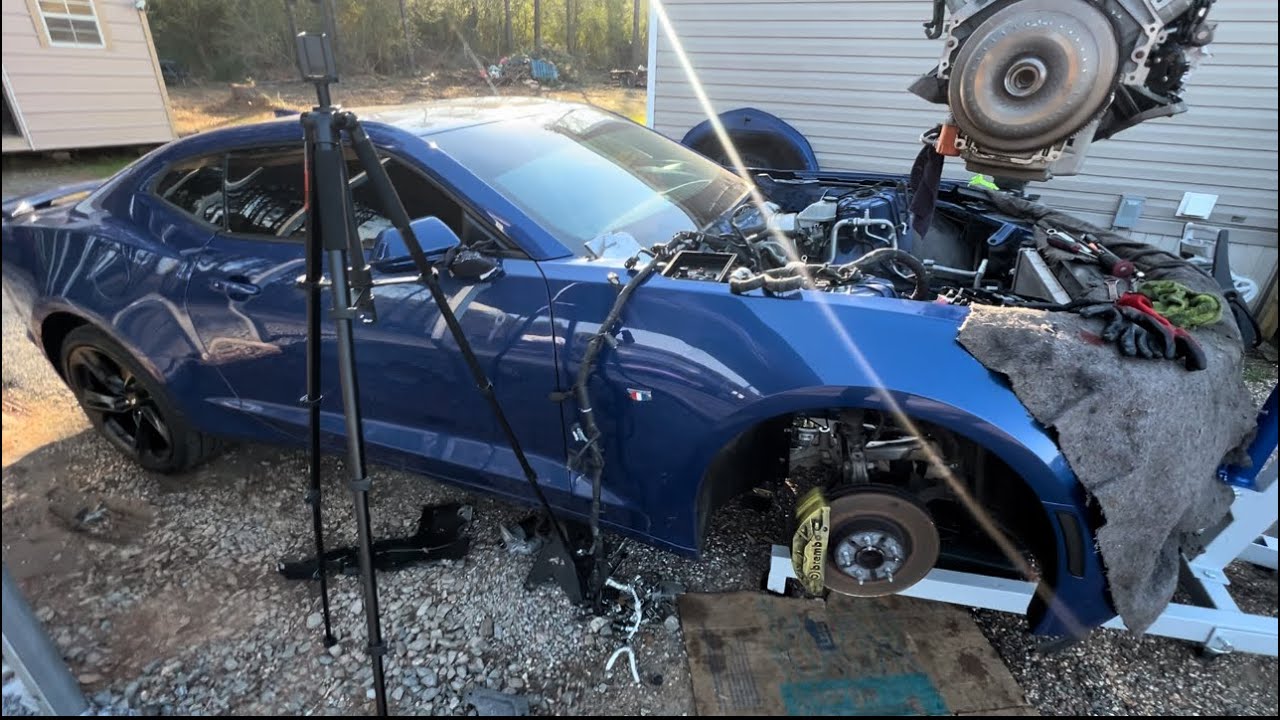 Gen 6 Camaro SS Engine Removal From The Top