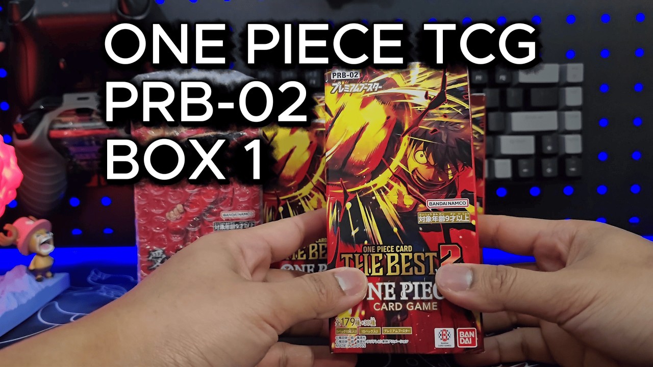 PRB-02 One Piece TCG Box Opening | Japanese Card Version | First Box