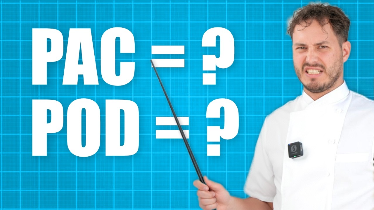 El POD y el PAC de heladería explicado de forma simple