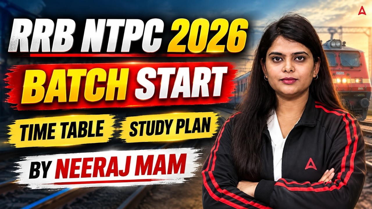 RRB NTPC 2026 Batch Start | Complete Study Plan & Time Table | By Neeraj Kumawat