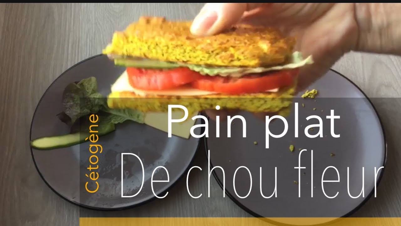 Pain plat de chou fleur
