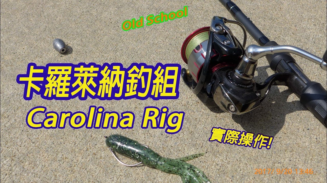 【LH2】路亞軟餌-卡羅萊納釣組 實釣(Carolina Rig Fishing)
