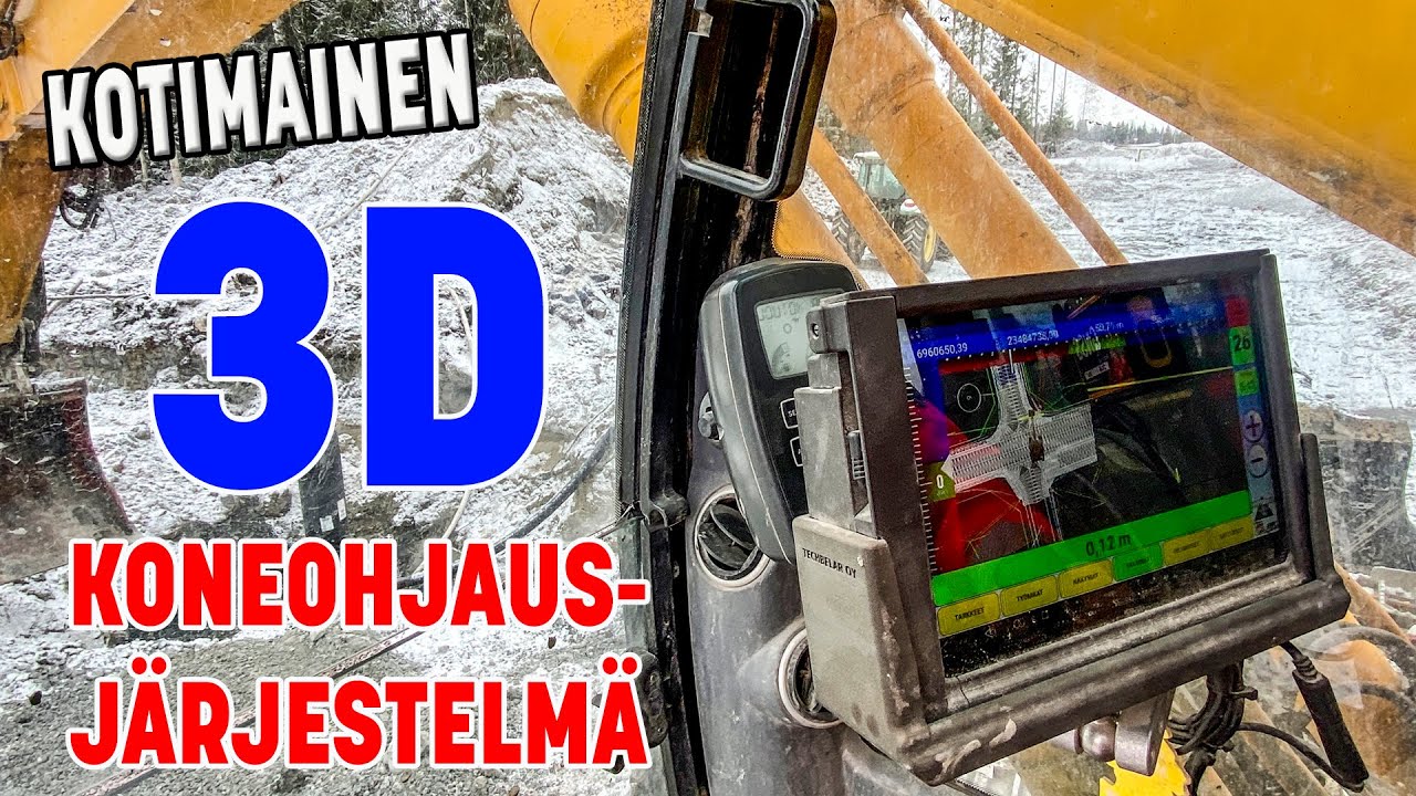 Kivirock-Expo - Kotimainen 3D-koneohjausj&auml;rjestelm&auml; - HMPStronic XLpro 3D SITE