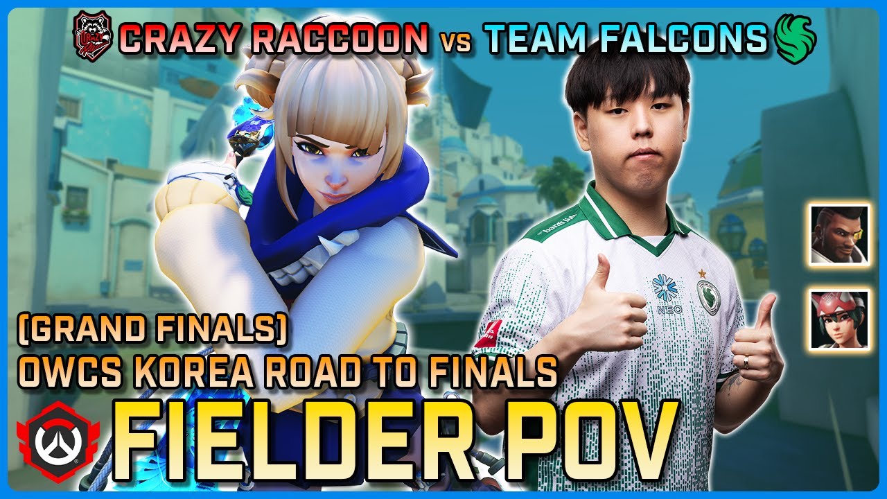 [ Fielder ] INSANE Kiri | Crazy Raccoon vs Falcons | OWCS KOR Road to Finals Grand Finals