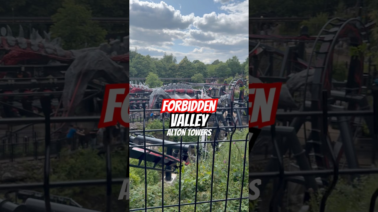 📍Forbidden Valley, Alton towers #music #slowed #electronicmusic #foryou #rollercoaster