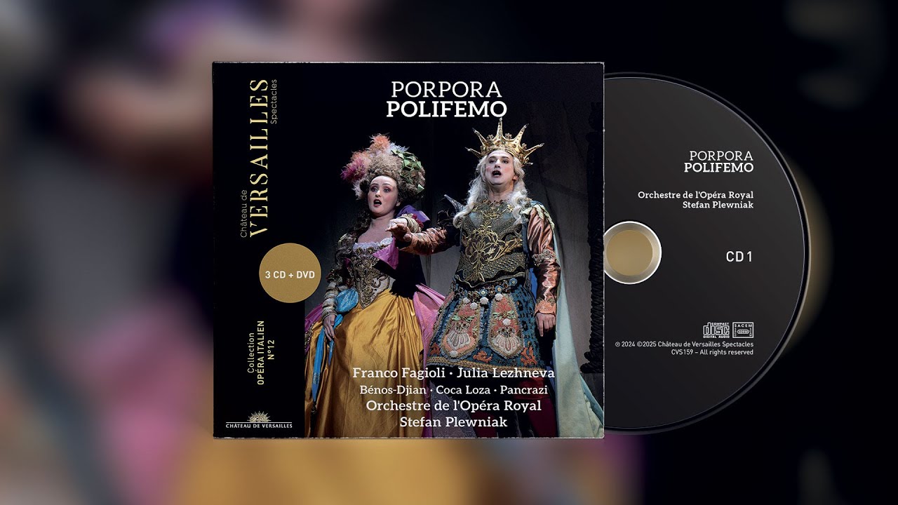 📀 POLIFEMO, Porpora | CD + DVD - Label Château de Versailles Spectacles