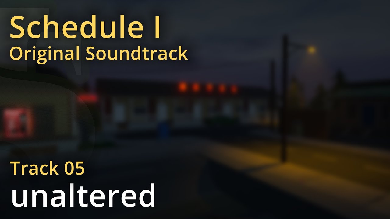 Schedule I OST - unaltered