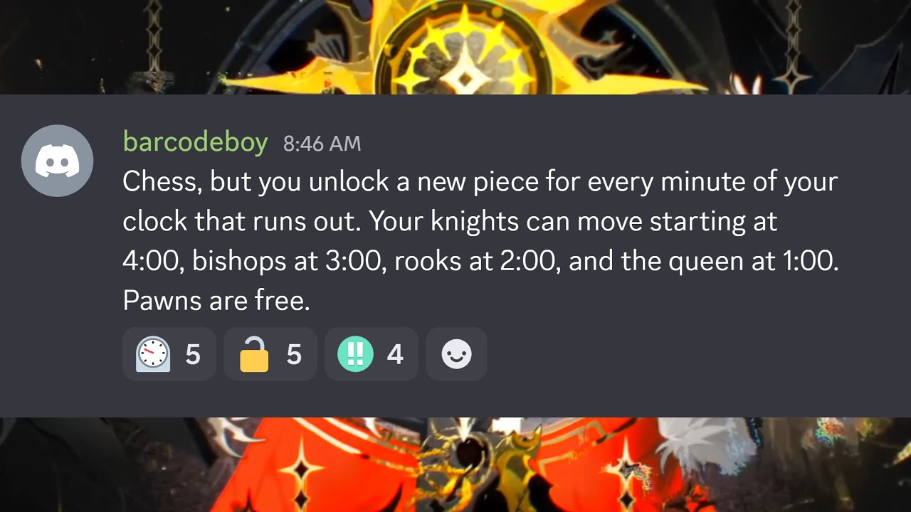 If Chess Was Time Gated