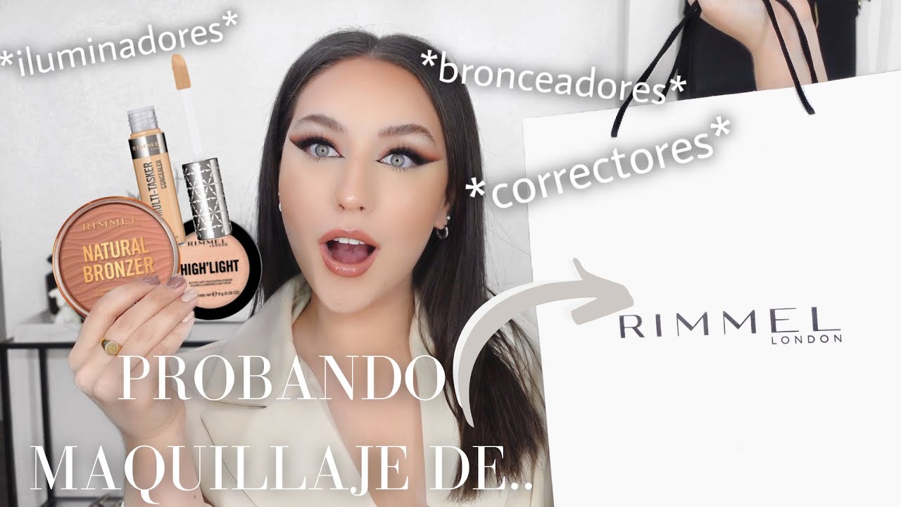PRUEBO MAQUILLAJE DE RIMMEL LONDON *por primera vez* | Melina Quiroga Makeup