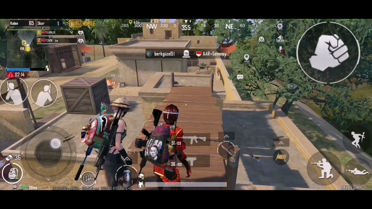 1 VS 5 ATTIK! [PUBG MOBİLE