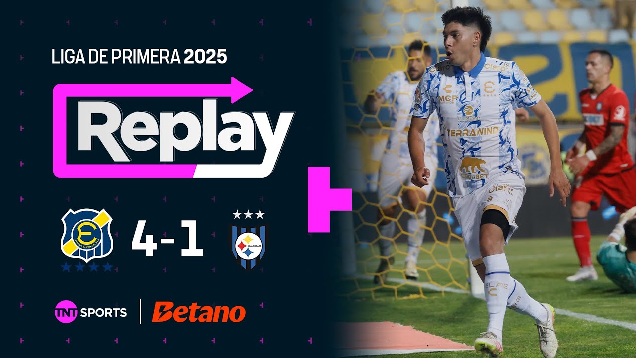 TNT Sports Replay | Everton 4 - 1 Huachipato | Fecha 17