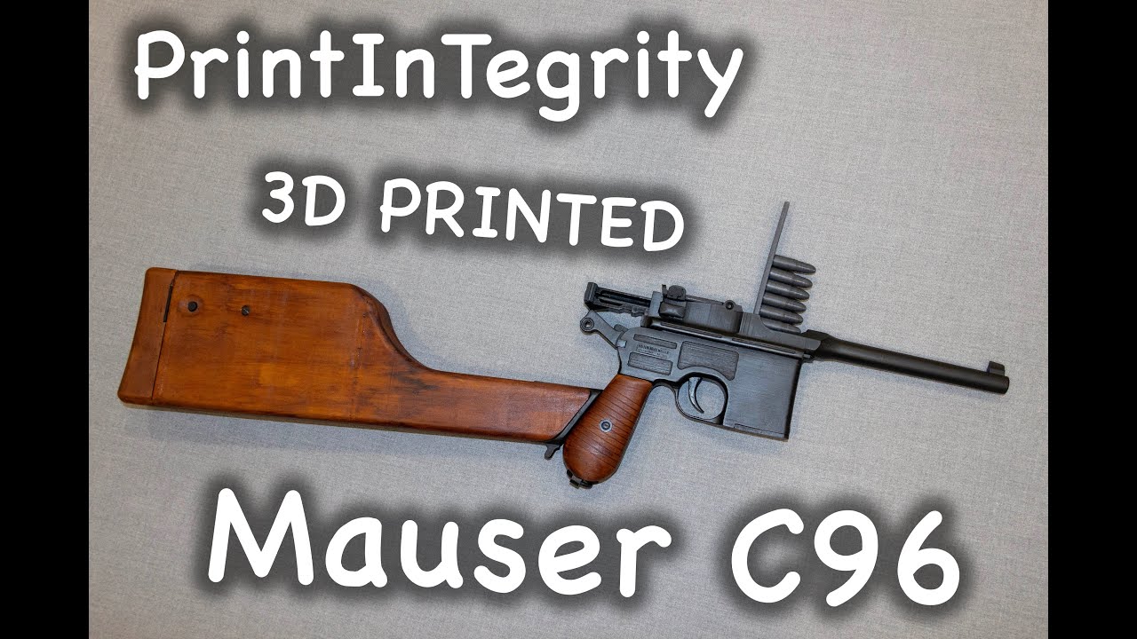 Mauser C96 3d printed replica