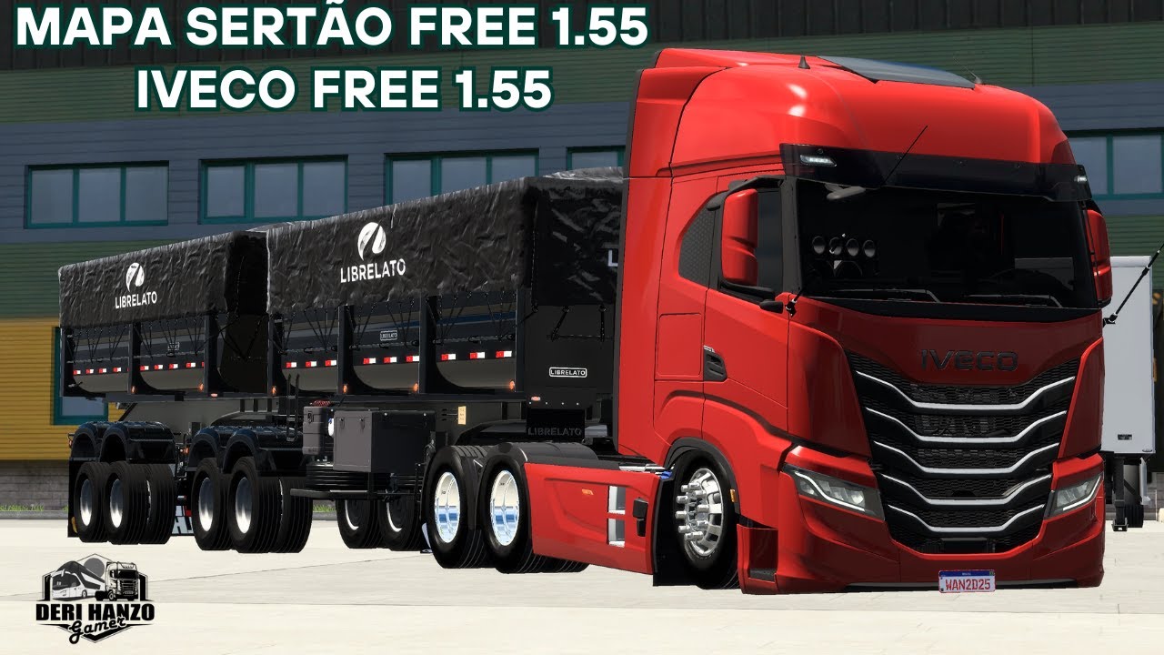 🔴➤ETS2/MAPA SERT&Atilde;O TESTES NA 1.55/ IVECO FREE 1.55