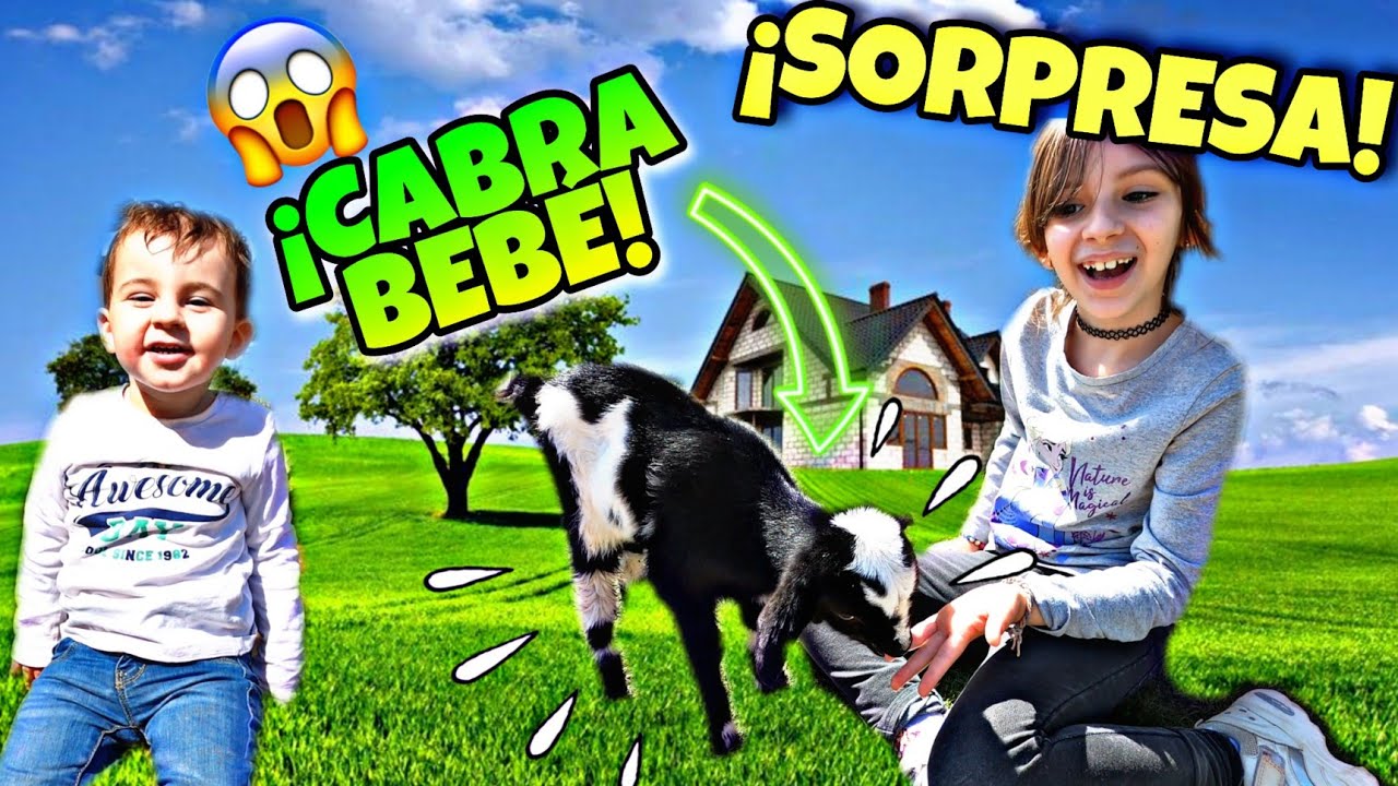 🐐&iexcl;&iexcl;una CABRITA BEB&Eacute;!SORPRESA a nuestros hijos😍Vlog Familobis