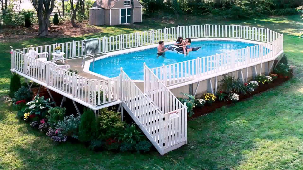 Above Ground Pool Deck Slide