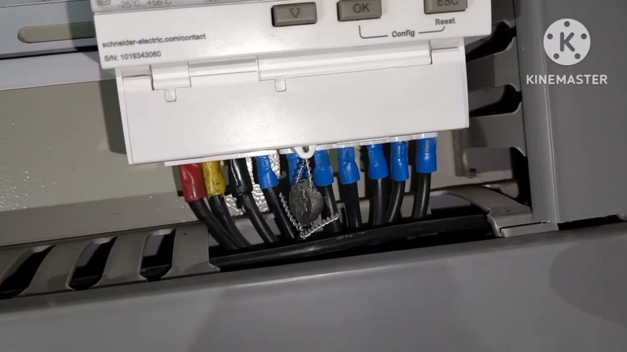 PENJELASAN KWH DIGITAL 3 PHASE DGN MEMAKAI CT CURRENT TRANSFORMER