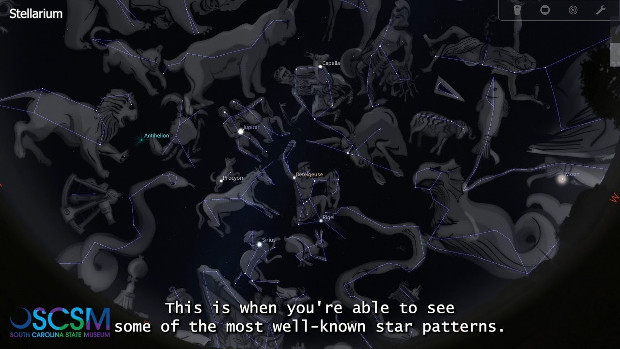 Virtual Sky Tour - Brodie Explores the January Night Sky
