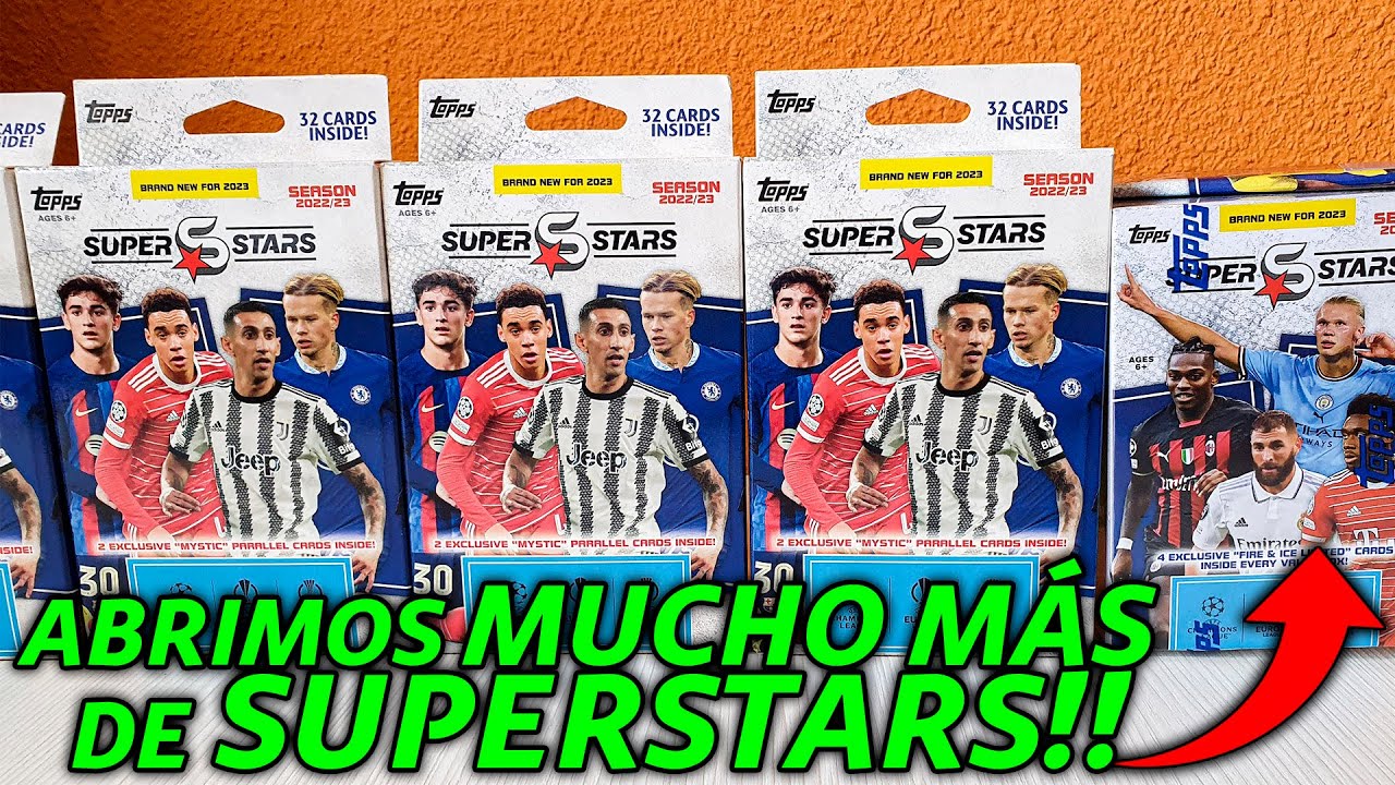 ABRO MÁS SOBRES DE SUPERSTARS de TOPPS!!! UEFA CHAMPIONS LEAGUE 2022-2023