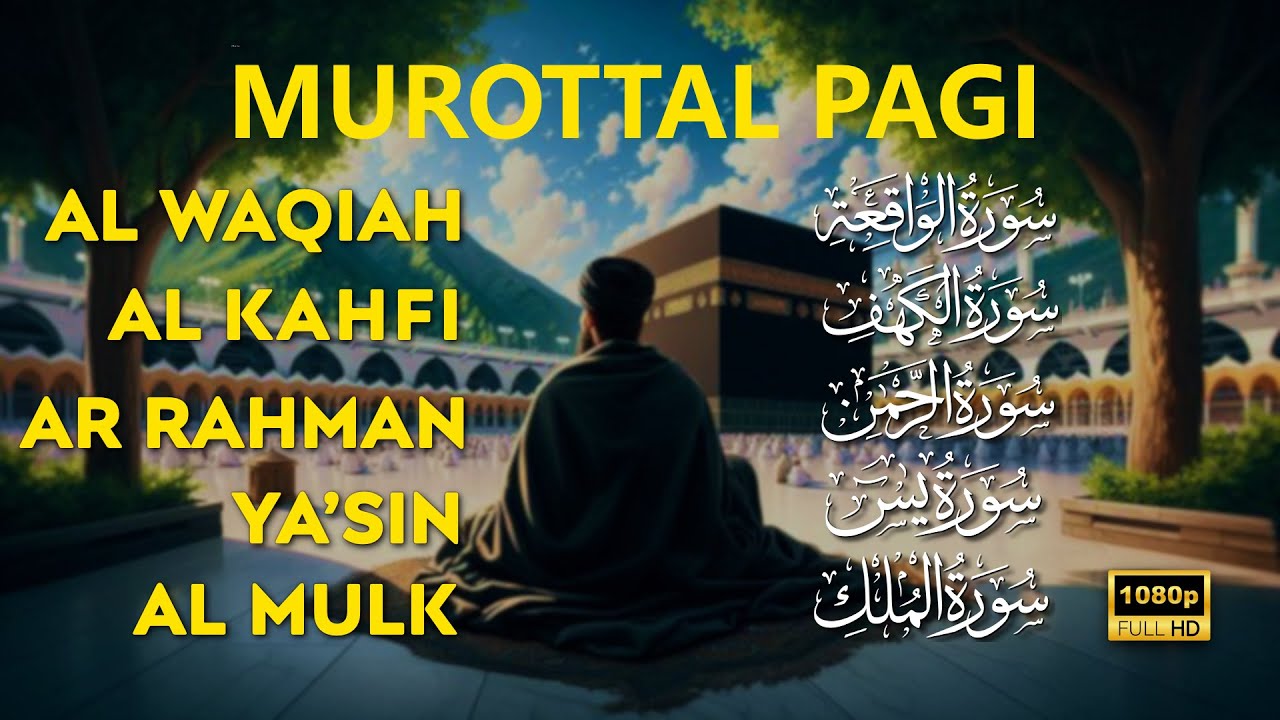QS Alquran Merdu | Murottal Pagi, Surah Al Waqiah, Yasin, Ar Rahman, Al Mulk Al Kahfi | Alaa Aqel