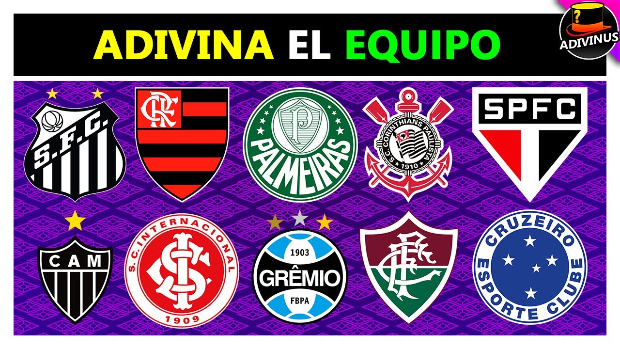 ADIVINA EL EQUIPO DE FUTBOL BRASILEÑO - ADIVINA EL ESCUDO DE FUTBOL LIGA BRASILEÑA - QUIZ BRASIL