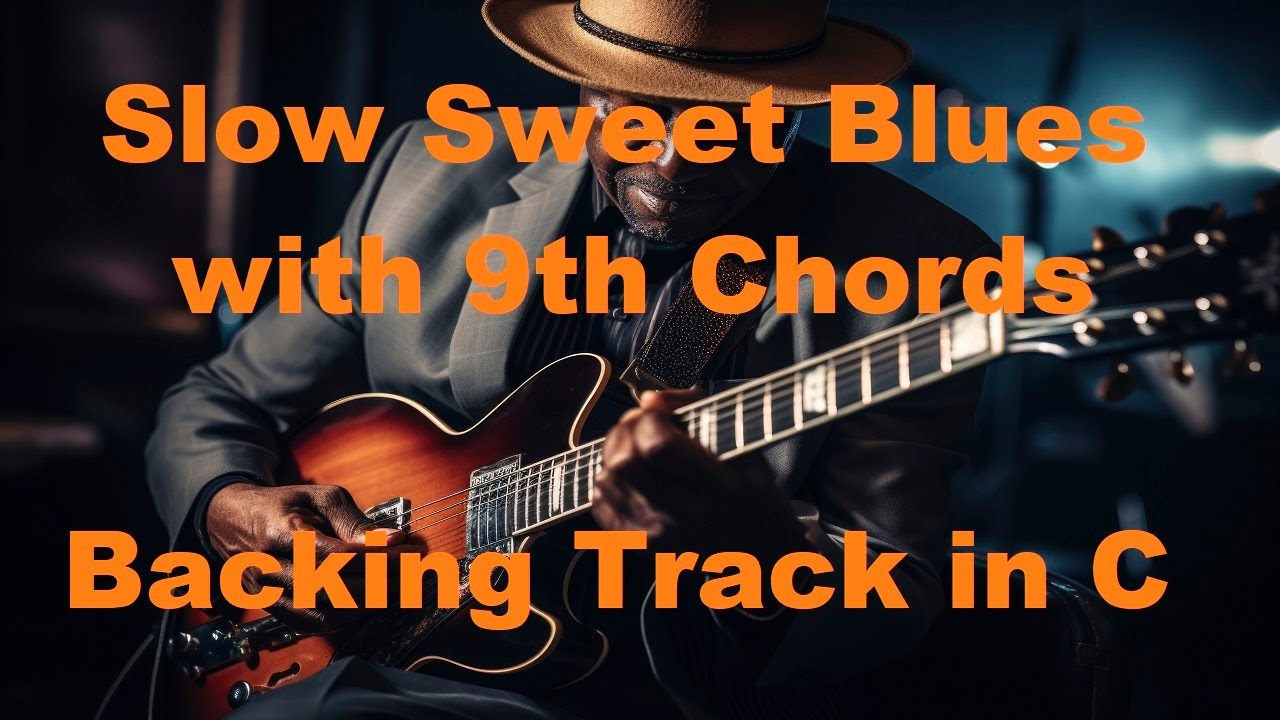 Essential Guitar Practice Track – Slow, Slinky Blues with 9th Chords in C