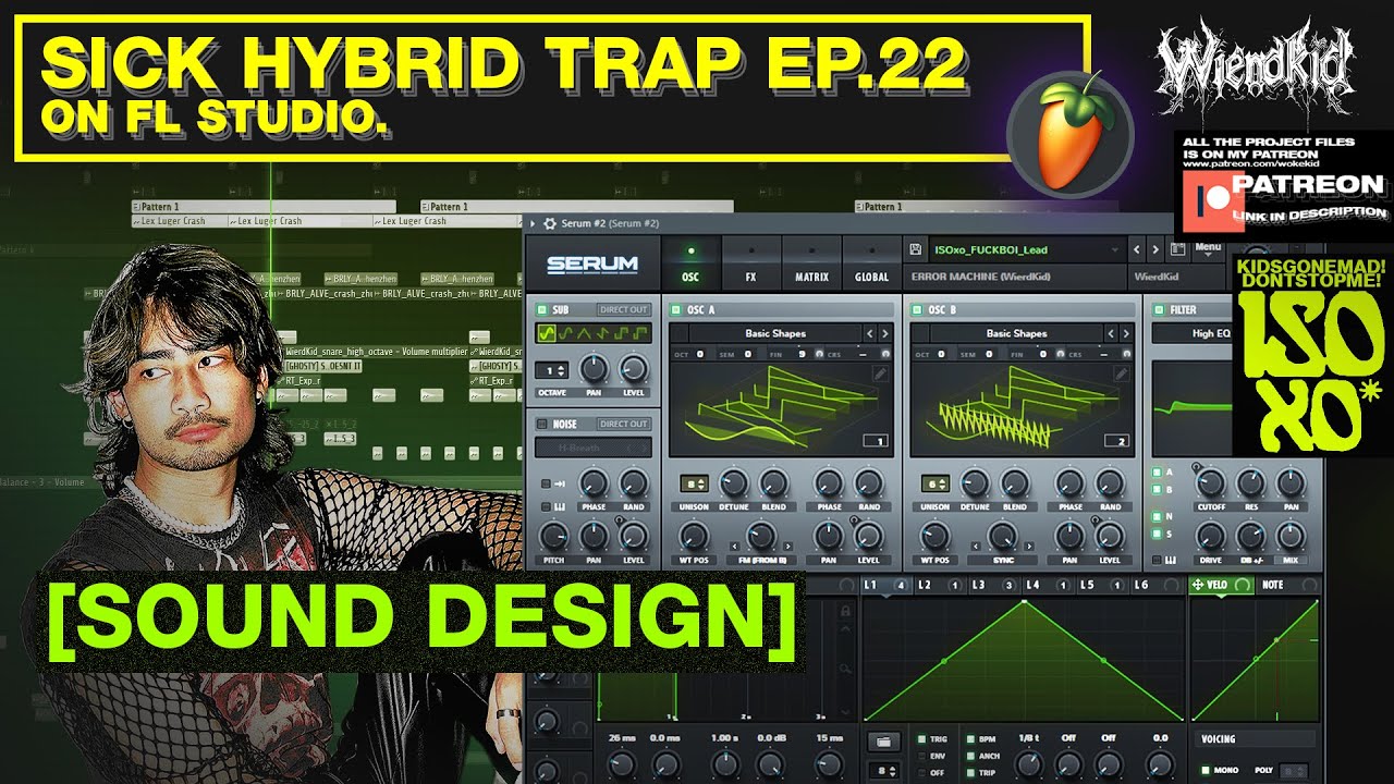 SICK HYBRID TRAP EP.22 on FL Studio [ISOXO STYLE]